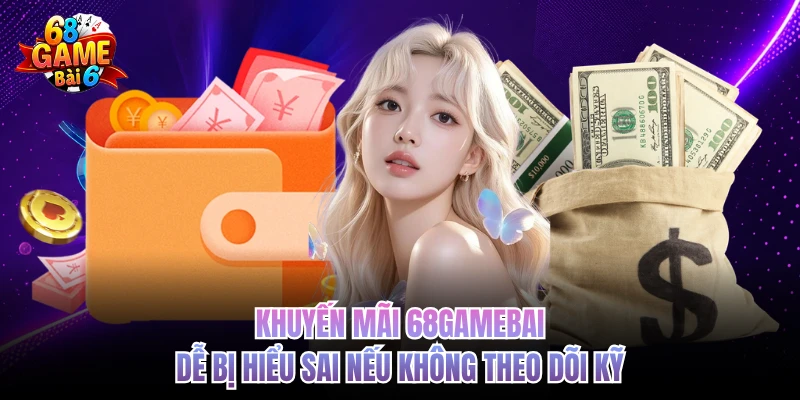 Khuyến mãi 68gamebai dễ bị hiểu sai nếu không theo dõi kỹ