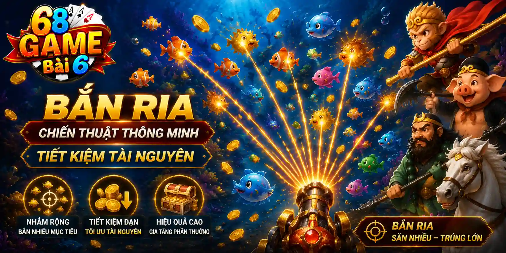 Tận dụng chiến thuật bắn ria để tiết kiệm tài nguyên