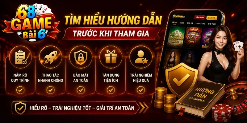 Vì sao nên tìm hiểu hướng dẫn 68GameBai trước khi tham gia?
